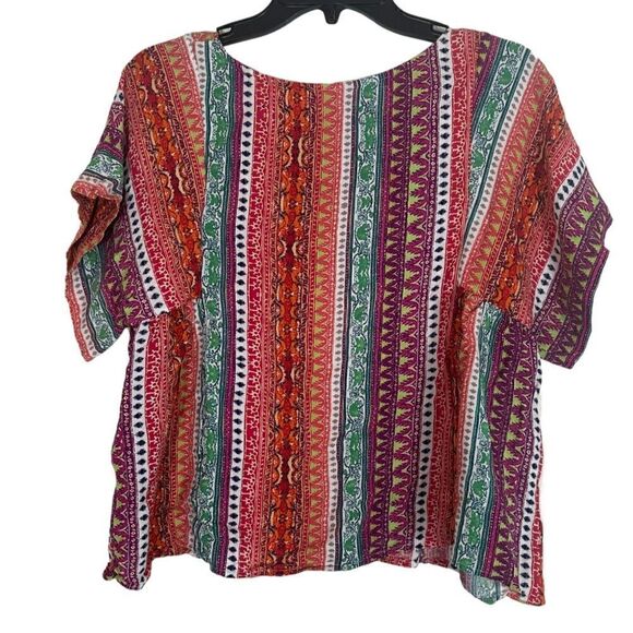 Anthropologie By Maeve Aztec Milla Top Size Small S 📦 - Picture 2 of 8